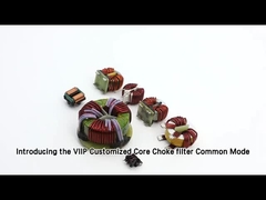 องค์ประกอบอิเล็กทรอนิกส์ EMI เฟริท คอร์ Toroid Bead ID 0.8-13.8mm