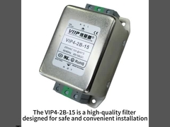 VIIP OEM ODM AC Power Line EMI ฟิลเตอร์ 1760VDC 30-100dB