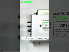 50/60Hz ความถี่ศูนย์เฉพาะระยะเดียว EMI Filter with Superior Attenuation Level
