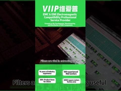 เครื่องกรอง EMI อินเวอร์เตอร์กล่องโลหะที่มีอัตราต่อต้านการเข้า 50Ω สําหรับอุปกรณ์การแพทย์