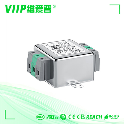 ซื้อ ตัวกรองการปราบปราม EMI 30-100dB 250VAC ตัวกรองสายไฟ AC online manufacture