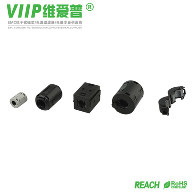 ซื้อ คลิปสายเมาส์บนเฟอร์ไรต์บีด EMI / RFI เครื่องกำจัดสัญญาณรบกวนช่วงความถี่สูง online manufacture