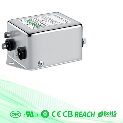 ซื้อ 110V / 250V แผงขั้วต่อตัวกรอง AC EMI ความถี่ต่ำสำหรับอุปกรณ์อิเล็กทรอนิกส์กำลัง online manufacture