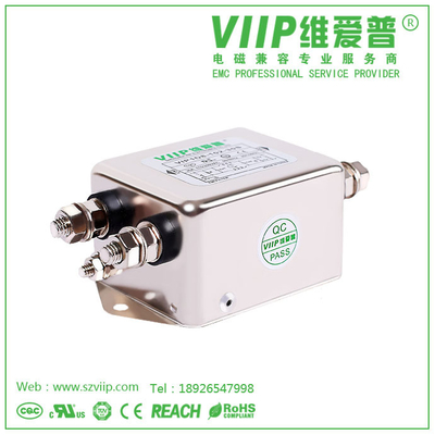 ซื้อ ความต้านทานความละเอียด ≥100MΩ เฟสเดียว EMI ฟิลเตอร์ RoHS รับรองสําหรับ -40C- 85C การใช้งานอุตสาหกรรม online manufacture