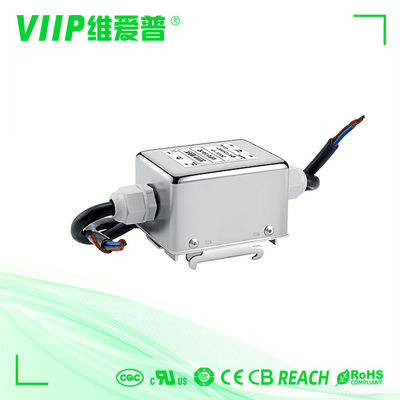 ซื้อ พลั๊กอิน DC EMI Filter 30A 60VDC ไฟล์เสียงสายไฟฟ้าที่มีกระเป๋าโลหะสําหรับ 150Khz-30Mhz attenuation online manufacture