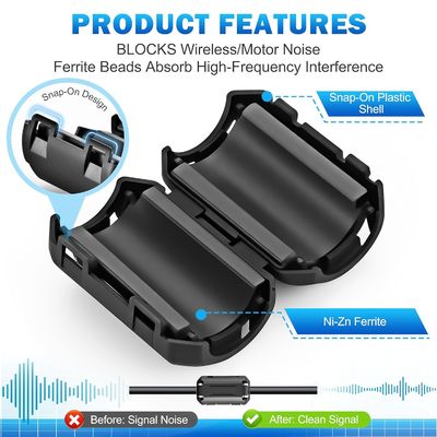 ซื้อ Snap-On Ferrite Ring for  cables  9mm V18003 online manufacture