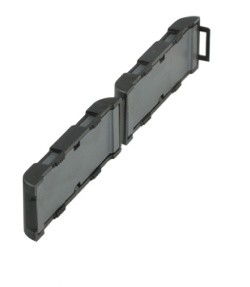 การปราบปราม EMI ทรงกระบอก Nizn Flat Ferrite Core Snap On 37.9mm