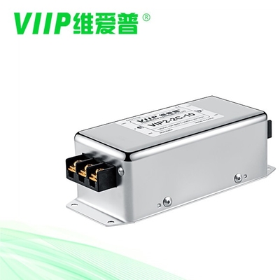 การสูญเสียการแทรกตัวกรอง EMI โลหะ 3 เฟส 60 ~ 90dB สายถึงกราวด์ 2250VDC หรือ 2000VAC