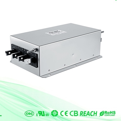 ตัวกรองสัญญาณรบกวน EMI 3 เฟสรั่วไหลต่ำเป็นพิเศษ 440Vac สำหรับเครื่องจักรบรรจุภัณฑ์