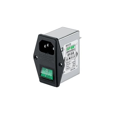 ตัวกรองซ็อกเก็ตทางเข้า 50Ω ตัวกรองปราบปราม EMI อิมพีแดนซ์ และการรับรอง CE, Rohs, TUV