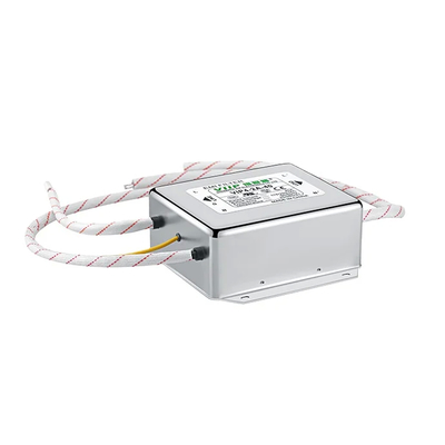 เครื่องกรอง EMI 10A 220VAC ด้วยความถี่ระยะยาวขนาดกว้าง ออกแบบเบาและทนอุณหภูมิ